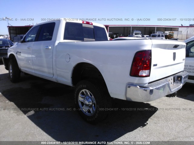 3C6UR5DL7JG245844 - 2018 RAM 2500 SLT WHITE photo 3