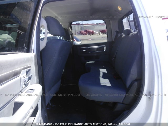 3C6UR5DL7JG245844 - 2018 RAM 2500 SLT WHITE photo 8