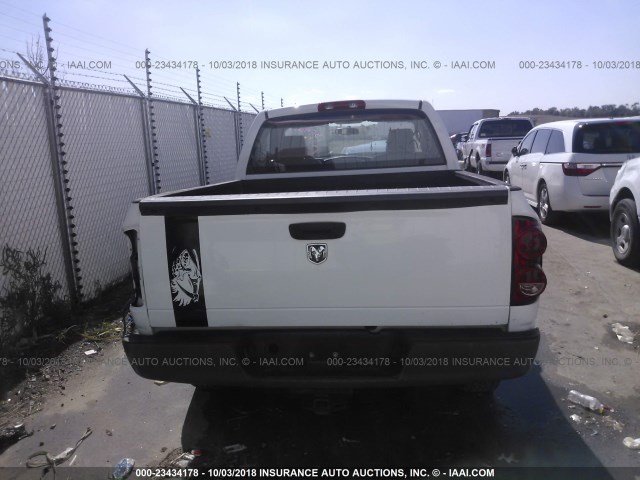 1D7HA16N07J628224 - 2007 DODGE RAM 1500 ST/SLT WHITE photo 8