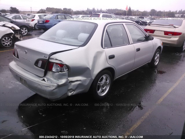 1NXBR12E5XZ277223 - 1999 TOYOTA COROLLA VE/CE/LE 银色 照片 4