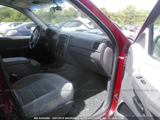 1FMZU73K05ZA28381 - 2005 FORD EXPLORER XLT/XLT SPORT/NBX 红色 照片 5