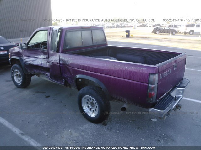 1N6HD16Y3SC346083 - 1995 NISSAN TRUCK KING CAB SE/KING CAB XE MAROON photo 3