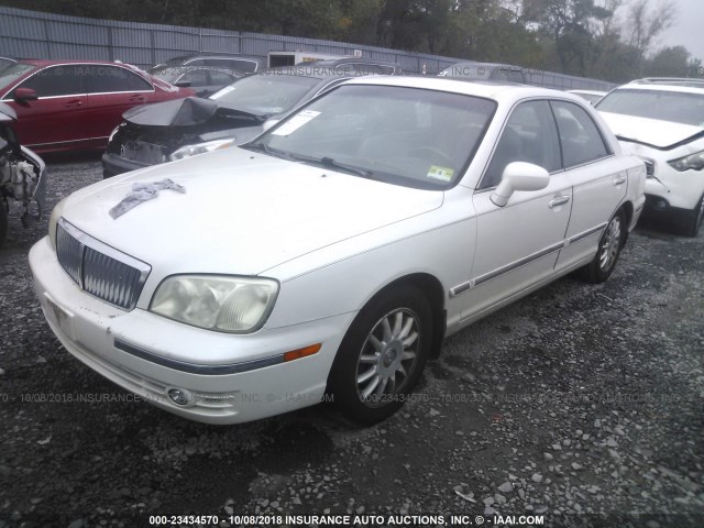 KMHFU45E14A319719 - 2004 HYUNDAI XG 350 WHITE photo 2