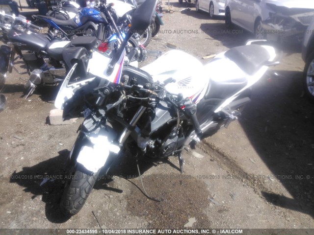 MLHPC4418D5002827 - 2013 HONDA CBR500 R WHITE photo 2