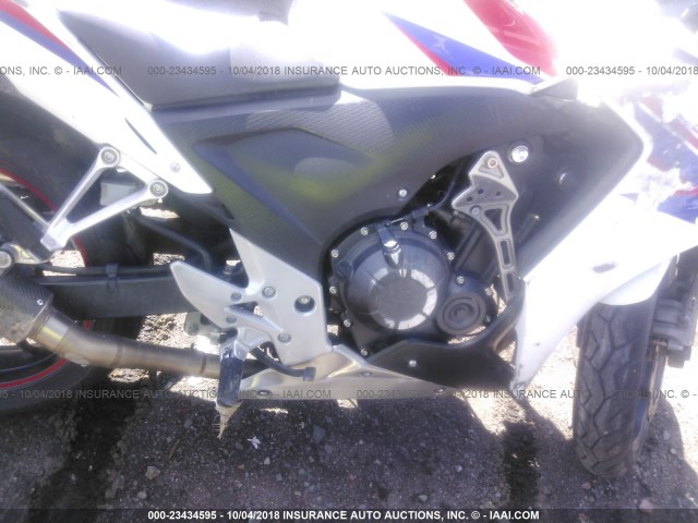 MLHPC4418D5002827 - 2013 HONDA CBR500 R WHITE photo 8