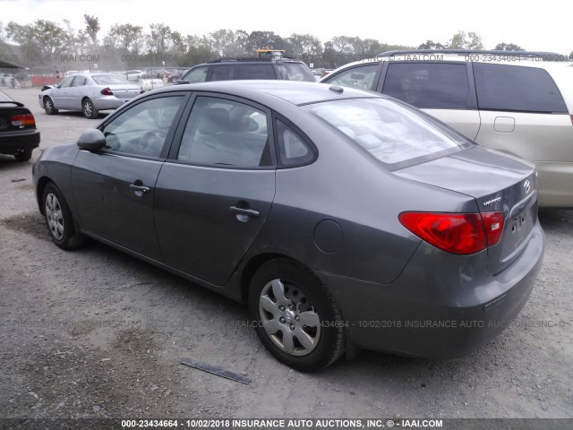 KMHDU46D19U593411 - 2009 HYUNDAI ELANTRA GLS/SE GRAY photo 3