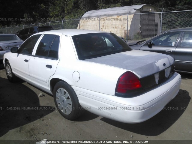 2FAFP71WX6X142227 - 2006 FORD CROWN VICTORIA POLICE INTERCEPTOR WHITE photo 3