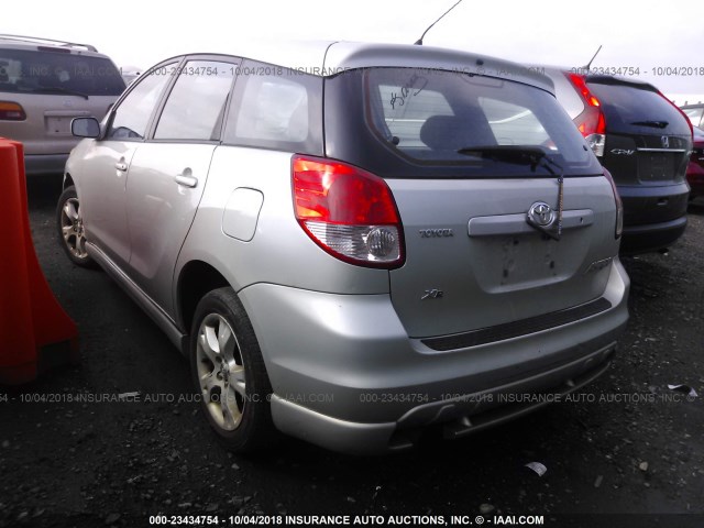 2T1KR32EX4C175943 - 2004 TOYOTA COROLLA MATRIX XR SILVER photo 3