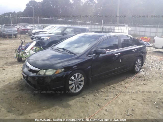 19XFA1F95AE053630 - 2010 HONDA CIVIC EXL 黑色 照片 2