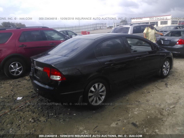 19XFA1F95AE053630 - 2010 HONDA CIVIC EXL 黑色 照片 4