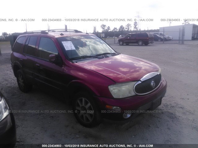 5GAET13P842266583 - 2004 BUICK RAINIER CXL MAROON photo 1