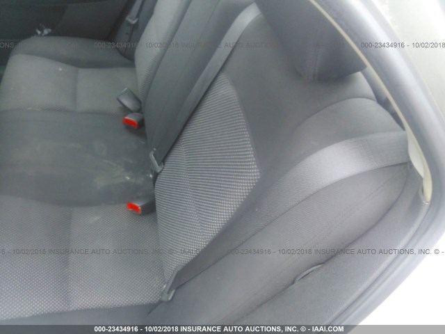 1G1ZH57B28F165988 - 2008 CHEVROLET MALIBU 1LT SILVER photo 8