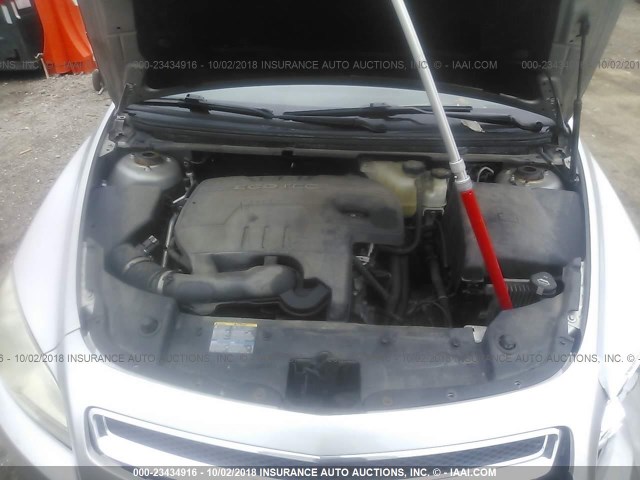 1G1ZH57B28F165988 - 2008 CHEVROLET MALIBU 1LT SILVER photo 9