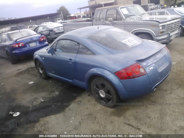 TRUTC28NXY1061478 - 2000 AUDI TT BLUE photo 3