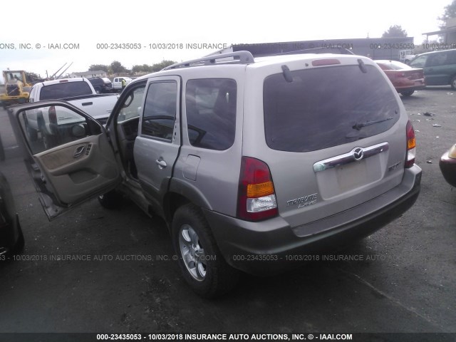 4F2YU081X1KM26496 - 2001 MAZDA TRIBUTE LX/ES 金色 照片 3