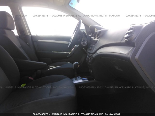 KL1TD56E09B611558 - 2009 CHEVROLET AVEO LS/LT 蓝色 照片 5