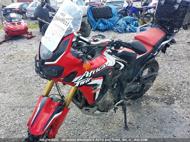 JH2SD0444GK000826 - 2016 HONDA CRF1000 RED photo 2