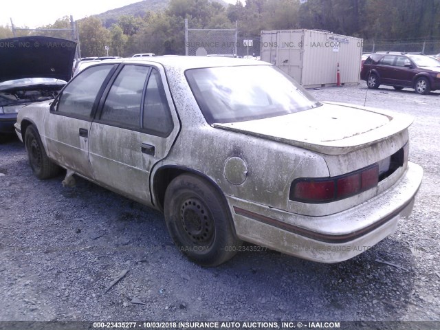 2G1WN54T5M9135850 - 1991 CHEVROLET LUMINA EURO WHITE photo 3