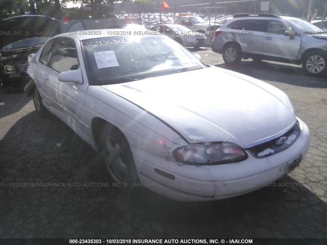 2G1WW12M5T9260153 - 1996 CHEVROLET MONTE CARLO LS WHITE photo 1