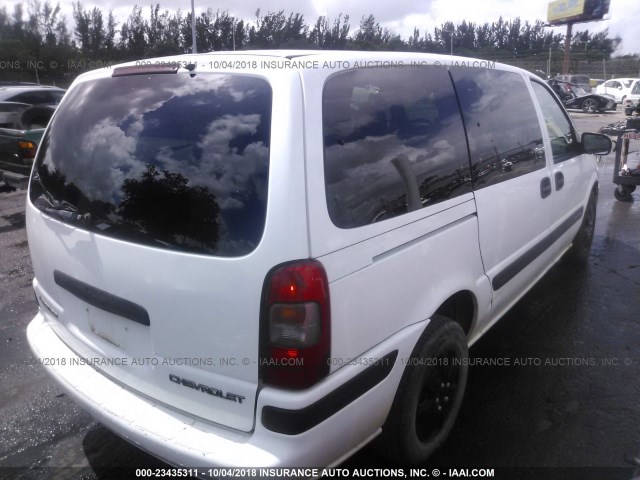 1GNDX23E32D185213 - 2002 CHEVROLET VENTURE ECONOMY WHITE photo 4