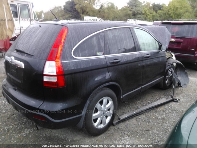 5J6RE38709L009282 - 2009 HONDA CR-V EXL BLACK photo 4