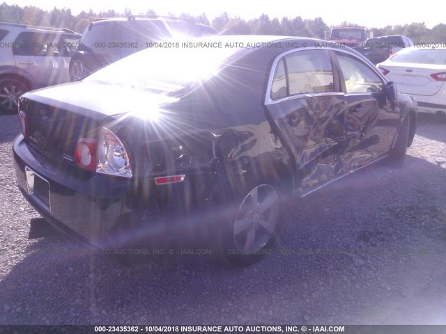 1G1ZC5EU7BF395035 - 2011 CHEVROLET MALIBU 1LT BLACK photo 4