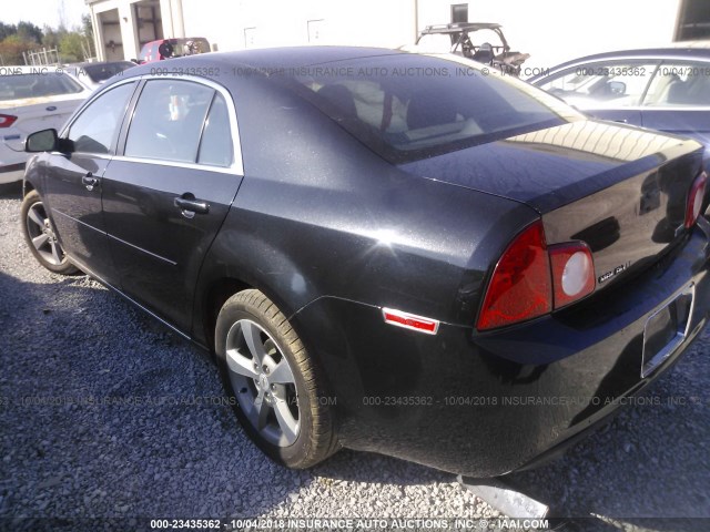 1G1ZC5EU7BF395035 - 2011 CHEVROLET MALIBU 1LT BLACK photo 6