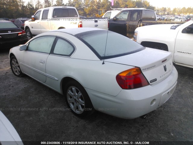 4C3AG52H02E125332 - 2002 CHRYSLER SEBRING LXI WHITE photo 3