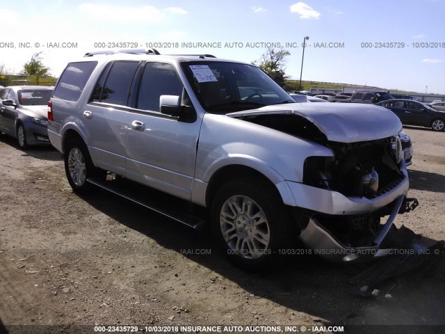 1FMJU1K57CEF01767 - 2012 FORD EXPEDITION LIMITED SILVER photo 1