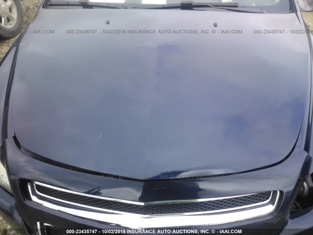 1G1ZH57B984214888 - 2008 CHEVROLET MALIBU 1LT BLUE photo 10