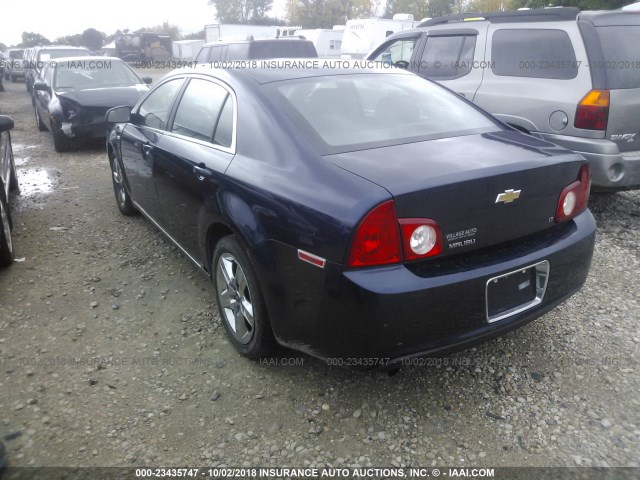 1G1ZH57B984214888 - 2008 CHEVROLET MALIBU 1LT BLUE photo 3