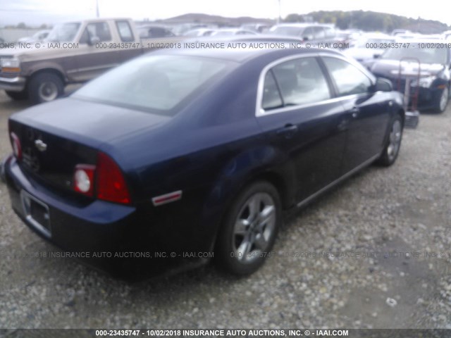1G1ZH57B984214888 - 2008 CHEVROLET MALIBU 1LT BLUE photo 4