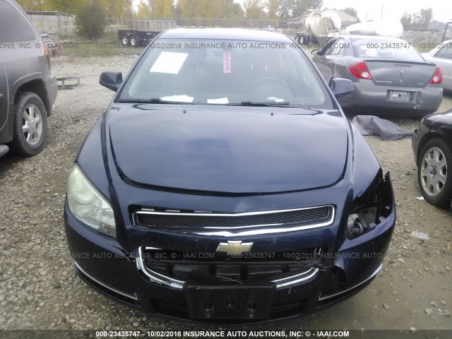 1G1ZH57B984214888 - 2008 CHEVROLET MALIBU 1LT BLUE photo 6