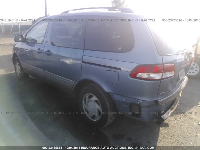 4T3ZF13C71U329339 - 2001 TOYOTA SIENNA LE/XLE Light Blue photo 3