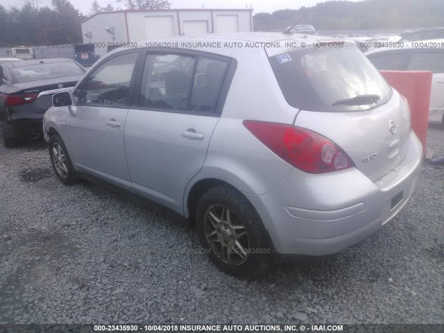 3N1BC13E49L425169 - 2009 NISSAN VERSA S/SL SILVER photo 3