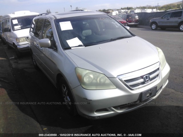 5FNRL38746B052484 - 2006 HONDA ODYSSEY EXL SILVER photo 1