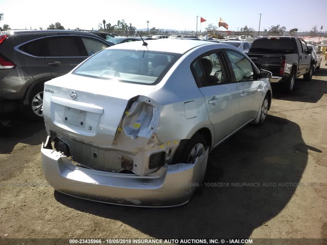 3N1AB61E69L632659 - 2009 NISSAN SENTRA 2.0/2.0S/2.0SL SILVER photo 4