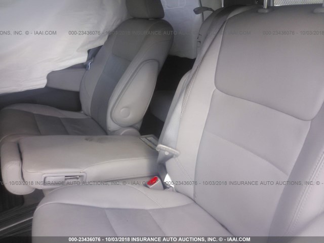 5TDYK3DC7FS628064 - 2015 TOYOTA SIENNA XLE/LIMITED GRAY photo 8