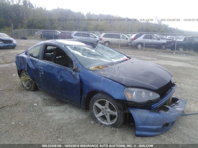 JH4DC53013S002218 - 2003 ACURA RSX TYPE-S BLUE photo 1