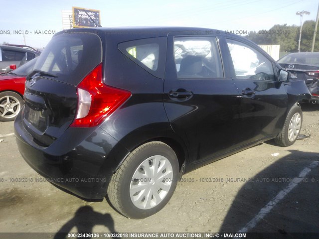 3N1CE2CP7FL366720 - 2015 NISSAN VERSA NOTE S/S PLUS/SV/SL/SR BLACK photo 4
