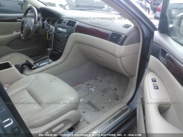 JTHBF30G120083509 - 2002 LEXUS ES 300 GRAY photo 5