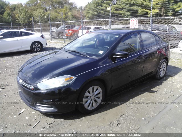 1C3CDFDH3FD278028 - 2015 DODGE DART SE AERO BLACK photo 2