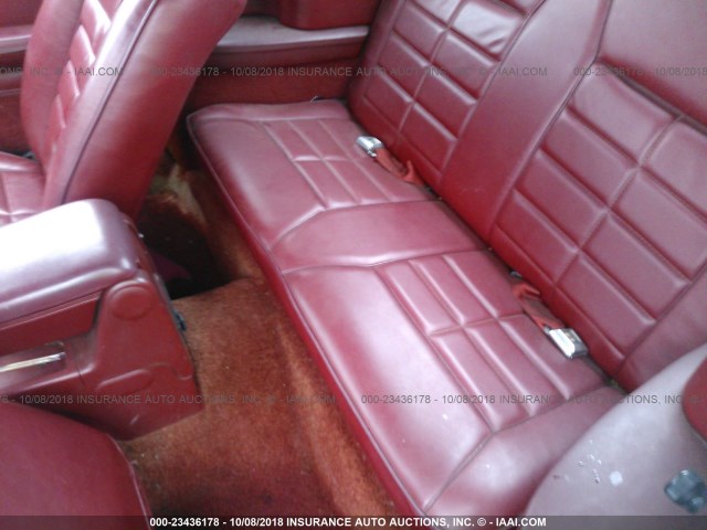 1FABP44A0HF192579 - 1987 FORD MUSTANG LX RED photo 8