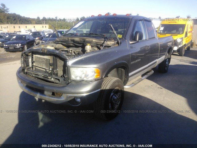 3D7KS28D05G824448 - 2005 DODGE RAM 2500 ST/SLT GRAY photo 2