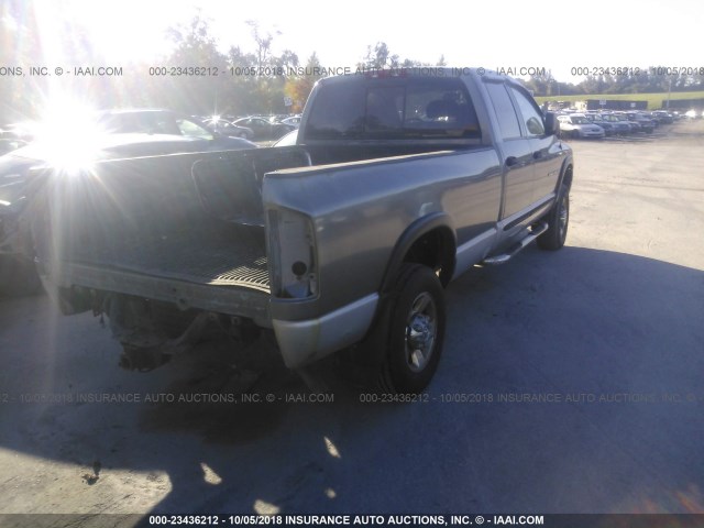 3D7KS28D05G824448 - 2005 DODGE RAM 2500 ST/SLT 灰色 照片 4