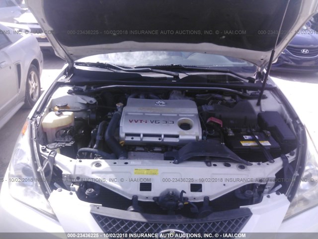 4T1FA38P27U124456 - 2007 TOYOTA CAMRY SOLARA SE/SLE თეთრი ფოტო 10