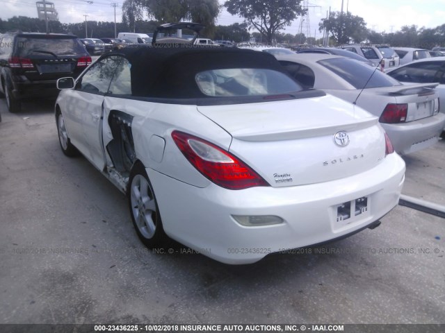 4T1FA38P27U124456 - 2007 TOYOTA CAMRY SOLARA SE/SLE თეთრი ფოტო 3