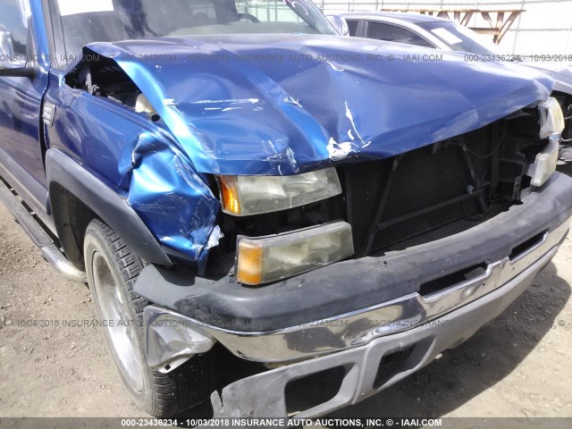 3GNEC12T84G151283 - 2004 CHEVROLET AVALANCHE C1500 BLUE photo 6