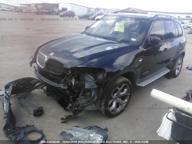 5UXZW0C53D0B94379 - 2013 BMW X5 XDRIVE35D BLACK photo 2