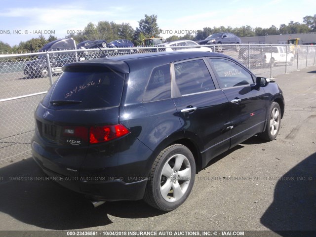 5J8TB18248A002988 - 2008 ACURA RDX BLACK photo 4